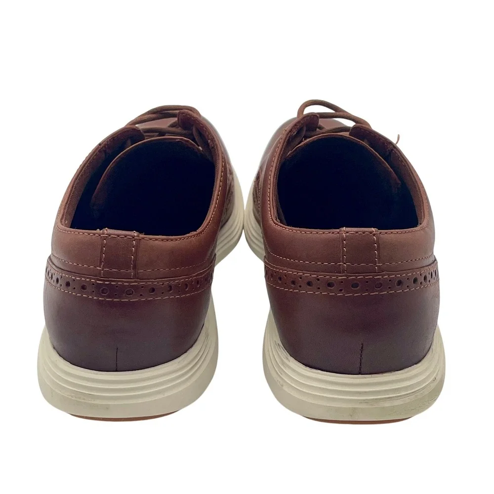 Cole Haan‎ Mens Brown Wingtip Oxford Shoes Grand OS Comfort Size 11M